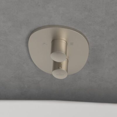 Villeroy & Boch Antao thermostaat voor bad & douche 2 verbruikers nikkel geborsteld TVS11100200064 7