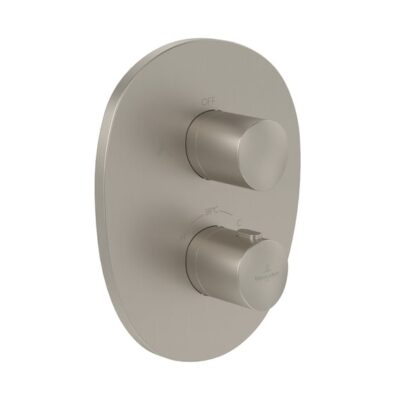 Villeroy & Boch Antao thermostaat voor bad & douche 2 verbruikers nikkel geborsteld TVS11100200064 8