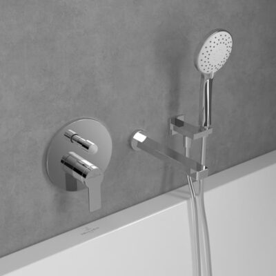 Villeroy & Boch Architectura eengreeps inbouw mengkraan voor bad & douche 2 verbruikers chroom TVS10335300061 5