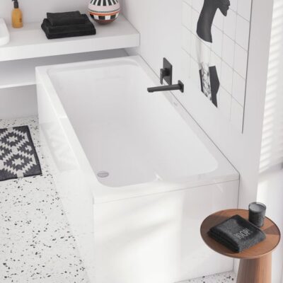 Villeroy & Boch Architectura Square eengreeps inbouw douchemengkraan 1 verbruiker mat-zwart TVS125002000K5 4