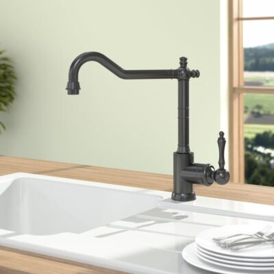 Villeroy & Boch Avia 20 eengreeps keukenmengkraan draaibaar antraciet 92400005 5