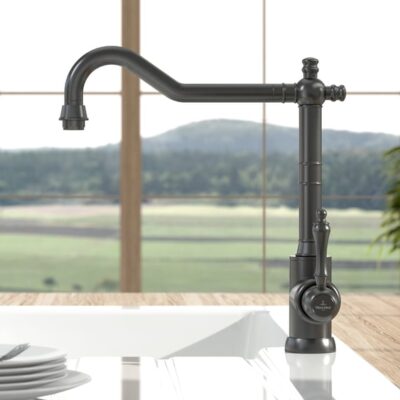 Villeroy & Boch Avia 20 eengreeps keukenmengkraan draaibaar antraciet 92400005 6