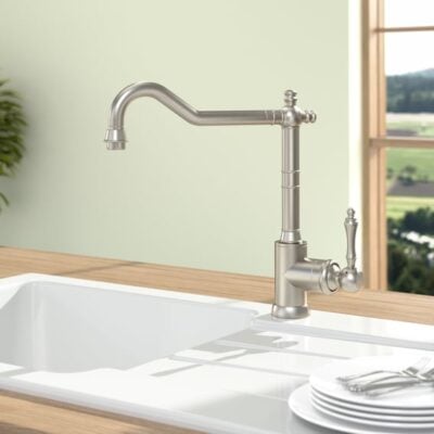 Villeroy & Boch Avia 20 eengreeps keukenmengkraan draaibaar RVS zijdemat 924000LC 5