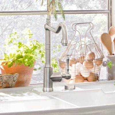 Villeroy & Boch Avia 20 eengreeps keukenmengkraan draaibaar RVS zijdemat 924011LC 9