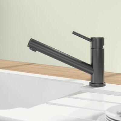 Villeroy & Boch Como douche eengreeps keukenmengkraan draaibaar uittrekbaar antraciet glanzend 92520005 4