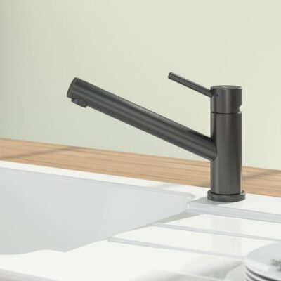 Villeroy & Boch Como eenhendel keukenmengkraan lagedruk uitloop antraciet glanzend 92511105 4