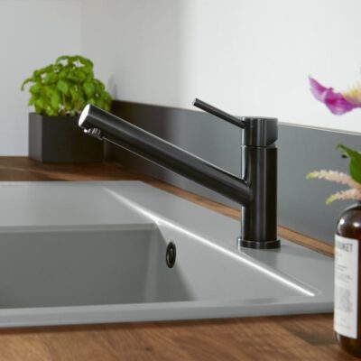 Villeroy & Boch Como eenhendel keukenmengkraan lagedruk uitloop antraciet glanzend 92511105 6