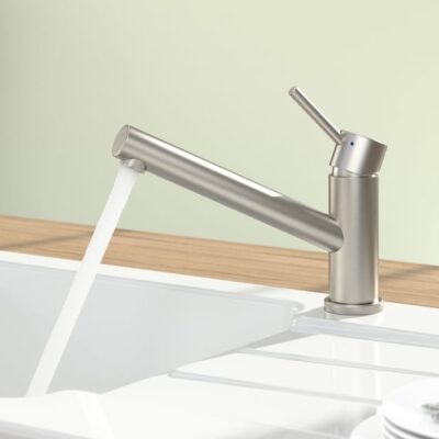 Villeroy & Boch Como eenhendel keukenmengkraan lagedruk uitloop draaibaar edelstaal finish 925111LC 4