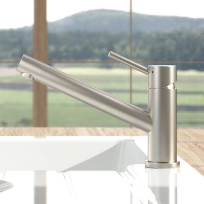 Villeroy & Boch Como eenhendel keukenmengkraan lagedruk uitloop draaibaar edelstaal finish 925111LC 6