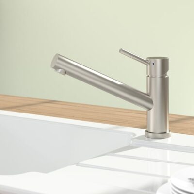 Villeroy & Boch Como raam eengreeps keukenmengkraan – draaibaar uittrekbaar 2 standen edelstaal finish 925700LC 5