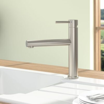 Villeroy & Boch Como Sky eenhendel keukenmengkraan draaibaar geborsteld roestvrij staal 927800LC 5