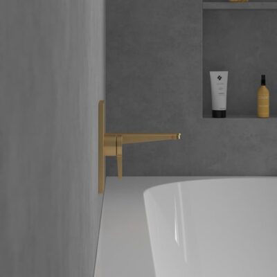 Villeroy & Boch Conum eengreeps inbouw douchemengkraan 1 verbruiker goud geborsteld TVS12700400076 4