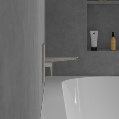 Villeroy & Boch Conum eengreeps inbouw douchemengkraan 1 verbruiker nikkel geborsteld TVS12700400064 4