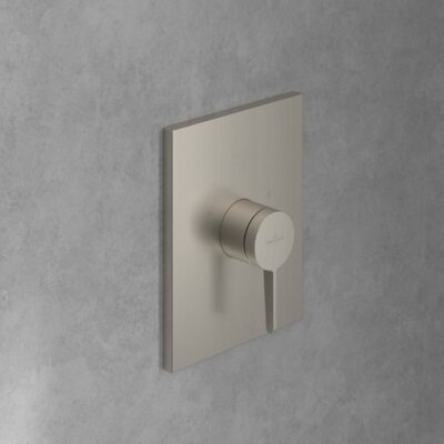 Villeroy & Boch Conum eengreeps inbouw douchemengkraan 1 verbruiker nikkel geborsteld TVS12700400064 9