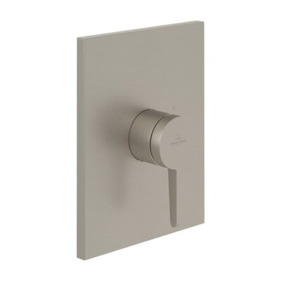 Villeroy & Boch Conum eengreeps inbouw douchemengkraan 1 verbruiker nikkel geborsteld TVS12700400064 10