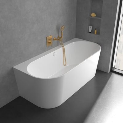 Villeroy & Boch Conum eengreeps inbouw mengkraan voor bad & douche 2 verbruikers goud geborsteld TVT12700100076 5