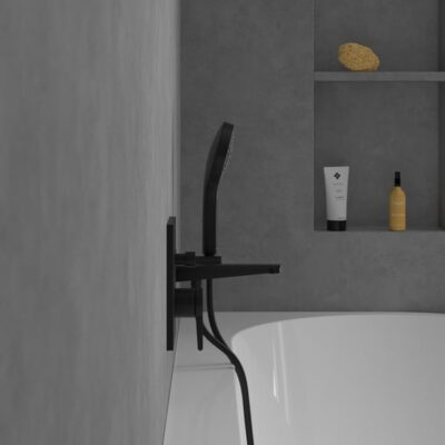 Villeroy & Boch Conum eengreeps inbouw mengkraan voor bad & douche 2 verbruikers mat-zwart TVT127001000K5 4