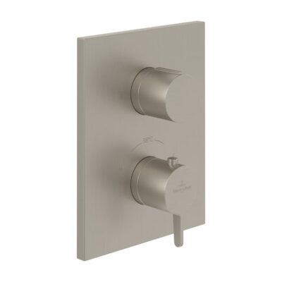 Villeroy & Boch Conum thermostaat voor bad & douche 2 verbruikers nikkel geborsteld TVS12700200064 10