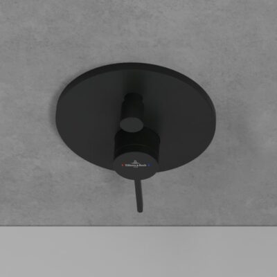 Villeroy & Boch Dawn eengreeps inbouw mengkraan voor bad & douche 2 verbruikers mat-zwart TVS106353110K5 6