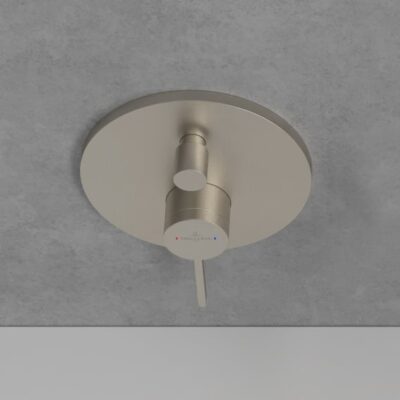 Villeroy & Boch Dawn eengreeps inbouw mengkraan voor bad & douche 2 verbruikers nikkel geborsteld TVS10635311064 6