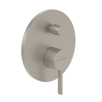 Villeroy & Boch Dawn eengreeps inbouw mengkraan voor bad & douche 2 verbruikers nikkel geborsteld TVS10635311064 7