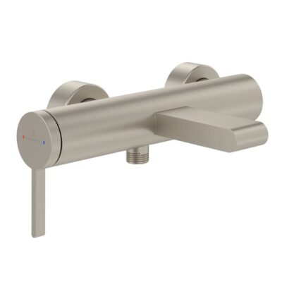 Villeroy & Boch Dawn eengreeps opbouw badmengkraan 2 verbruikers nikkel geborsteld TVT10650115164 9