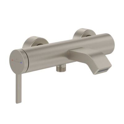 Villeroy & Boch Dawn eengreeps opbouw badmengkraan 2 verbruikers nikkel geborsteld TVT10650115264 9