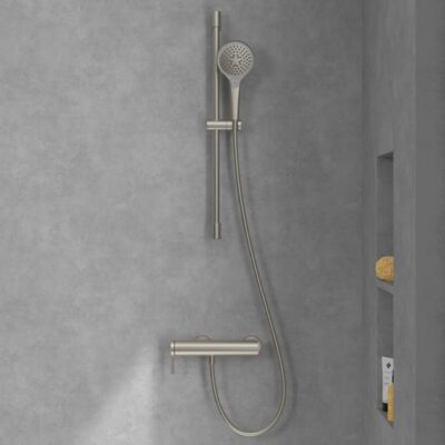 Villeroy & Boch Dawn eengreeps opbouw douchemengkraan 1 verbruiker nikkel geborsteld TVS10630115064 5
