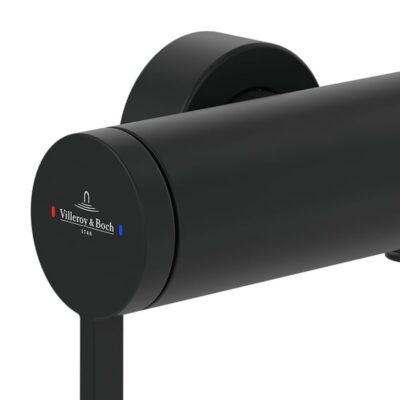 Villeroy & Boch Embrace eenhendel opbouw douchemengkraan zonder garnituur 1 verbruiker mat-zwart TVS108009000K5 4