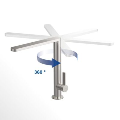 Villeroy & Boch Finera eenhendel keukenmengkraan draaibaar antraciet 92700005 23 Villeroy & Boch Finera eenhendel keukenmengkraan draaibaar antraciet 92700005 23