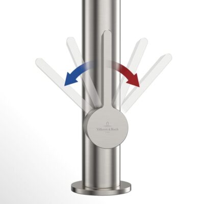 Villeroy & Boch Finera eenhendel keukenmengkraan draaibaar goud mat 92700003 6