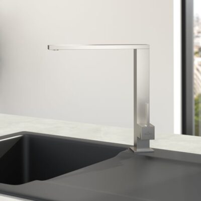 Villeroy & Boch Finera Square eengreeps keukenmengkraan draaibaar edelstaal finish 927100LC 14 Villeroy & Boch Finera Square eengreeps keukenmengkraan draaibaar edelstaal finish 927100LC 14