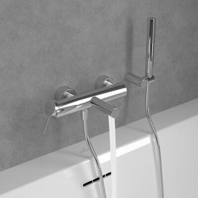 Villeroy & Boch Loop & Friends eengreeps opbouw badmengkraan 2 verbruikers chroom TVT10650115361 6