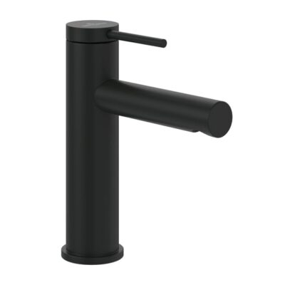 Villeroy & Boch Loop & Friends wastafelkraan met trekstang-afvoergarnituur mat-zwart TVW106102153K5 10