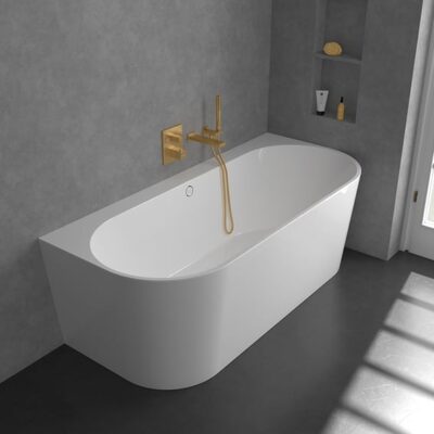 Villeroy & Boch Mettlach thermostaat voor bad & douche 2 verbruikers goud geborsteld TVS12600300076 4