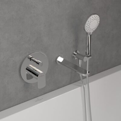Villeroy & Boch O.novo eengreeps inbouw mengkraan voor bad & douche 2 verbruikers chroom TVS10435300061 5