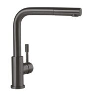 Villeroy & Boch stalen douche eengreeps keukenmengkraan haaks antraciet 96970105 Villeroy & Boch stalen douche eengreeps keukenmengkraan haaks antraciet 96970105