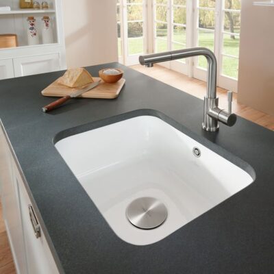 Villeroy & Boch stalen douche raam keukenmengkraan – roestvrij – veer – draaibaar – uittrekbaar – 2 standen – edelstraal finish 969901LC 6