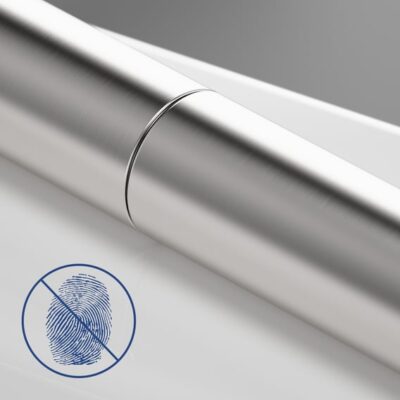 Villeroy & Boch Steel Shower eenhendel keukenmengkraan lagedruk uitloop haaks draaibaar uittrekbaar – Edelstraal Finish 969711LC 11