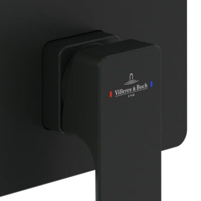 Villeroy & Boch Subway 3.0 eengreeps inbouw mengkraan voor bad & douche 2 verbruikers mat-zwart TVS112003000K5 5