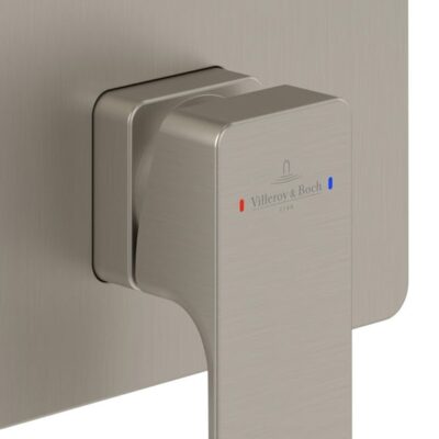 Villeroy & Boch Subway 3.0 eengreeps inbouw mengkraan voor bad & douche 2 verbruikers nikkel geborsteld TVS11200300064 5
