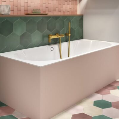 Villeroy & Boch Subway 3.0 eengreeps opbouw badmengkraan 2 verbruikers goud geborsteld TVT11200200076 4