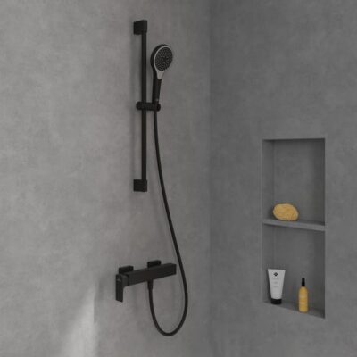 Villeroy & Boch Subway 3.0 eengreeps opbouw douchemengkraan 1 verbruiker mat-zwart TVS112001000K5 5