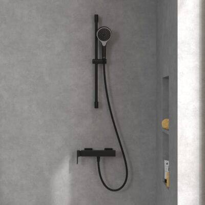 Villeroy & Boch Subway 3.0 eengreeps opbouw douchemengkraan 1 verbruiker mat-zwart TVS112001000K5 6