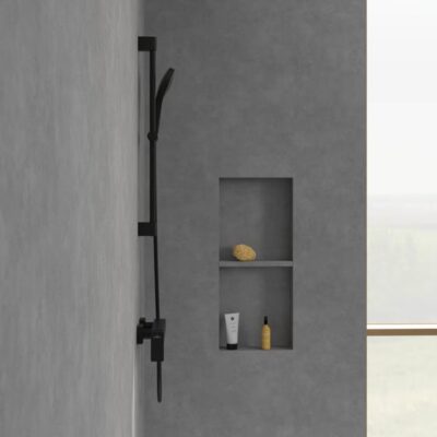 Villeroy & Boch Subway 3.0 eengreeps opbouw douchemengkraan 1 verbruiker mat-zwart TVS112001000K5 7