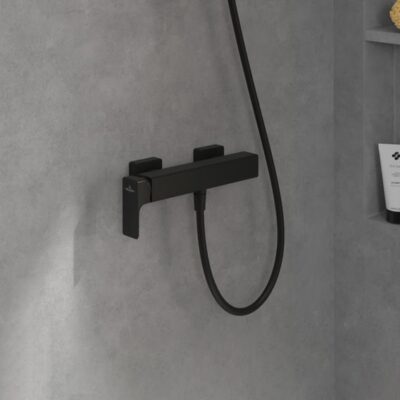 Villeroy & Boch Subway 3.0 eengreeps opbouw douchemengkraan 1 verbruiker mat-zwart TVS112001000K5 8