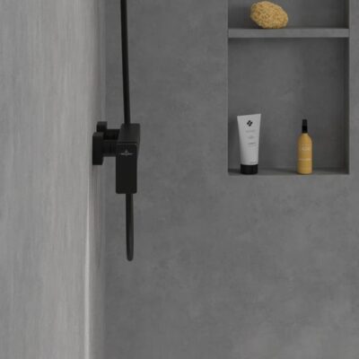 Villeroy & Boch Subway 3.0 eengreeps opbouw douchemengkraan 1 verbruiker mat-zwart TVS112001000K5 10