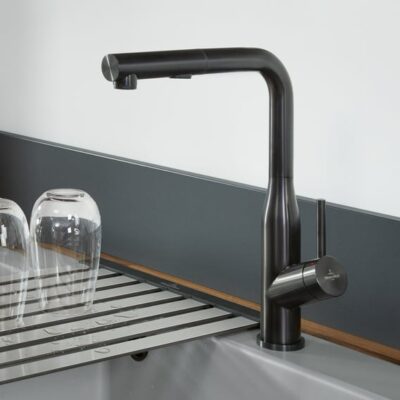 Villeroy & Boch Subway Style keukenmengkraan draaibaar uittrekbaar antraciet mat 92850005 16 Villeroy & Boch Subway Style keukenmengkraan draaibaar uittrekbaar antraciet mat 92850005 16