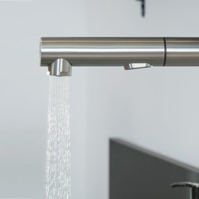 Villeroy & Boch Subway Style keukenmengkraan draaibaar uittrekbaar RVS zijdemat 928500LC 7