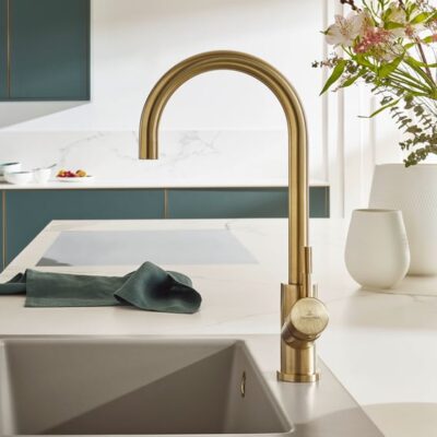 Villeroy & Boch Umbrella eenhendel keukenmengkraan draaibaar goud mat 92530003 7